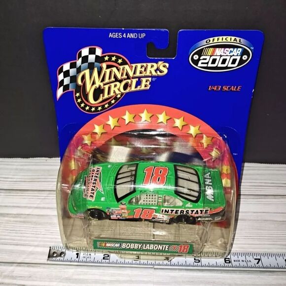 Winners Circle NASCAR Bobby Labonte #18 Diecast Car 1/43 Scale Vintage 2000 - Picture 7 of 7